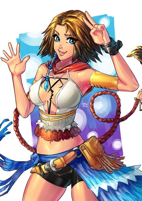 Yuna Final Fantasy X Fanart By Xdtopsu01 Final Fantasy X Yuna