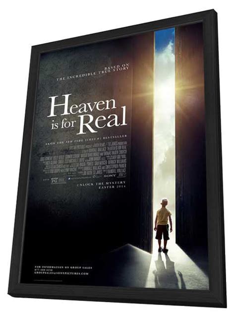 Heaven Is For Real 11x17 Framed Movie Poster 2014
