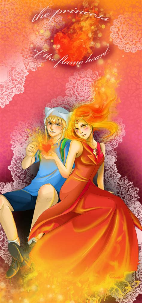 Finn And Flame Princess By Sparkly Monster On Deviantart