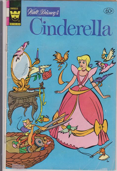 Cinderella Comic Book Whitman Reprint Cinderella Book Disney