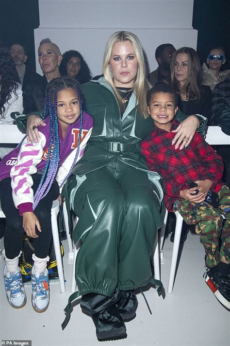Virgil Ablohs Wife Shannon Sits Front Row With Their Children To Watch