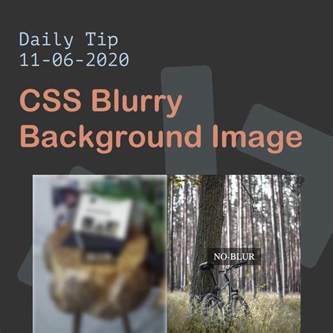 Blur Background Image Pure Css Tutorial 2022