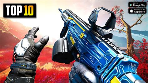 Top 10 Best Fps Shooting Games For Android And Ios 2022 L High Graphics Onlineoffline Youtube
