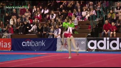 Italian Gymnast Wardrobe Malfunction Floor Routine Youtube