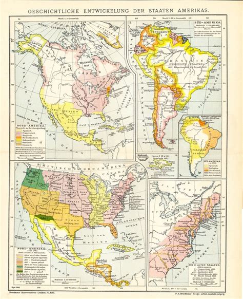 1908 Edwardian United States Map By Twocatsantiqueprints On Etsy