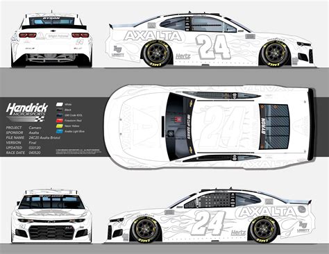 Nascar Gen7 Ford Mustang Livery Template Ph