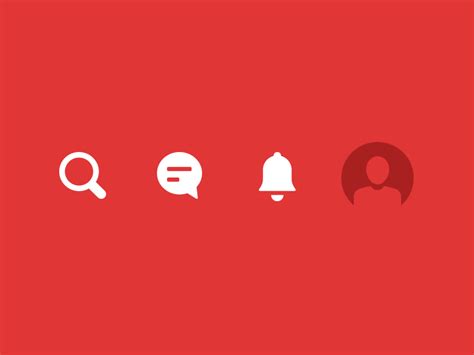 Header Icons By Milos On Dribbble