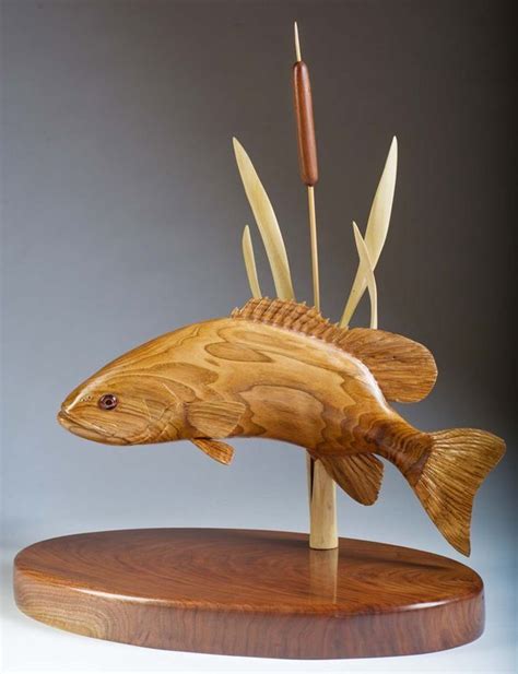 Pin By Tim Hannon On Animals Wood Carving Art Fish Wood Carving
