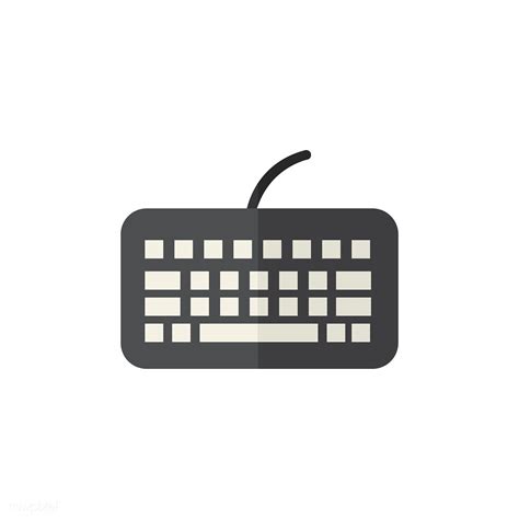 Illustration Of Keyboard Isolated Free Image By In 2023