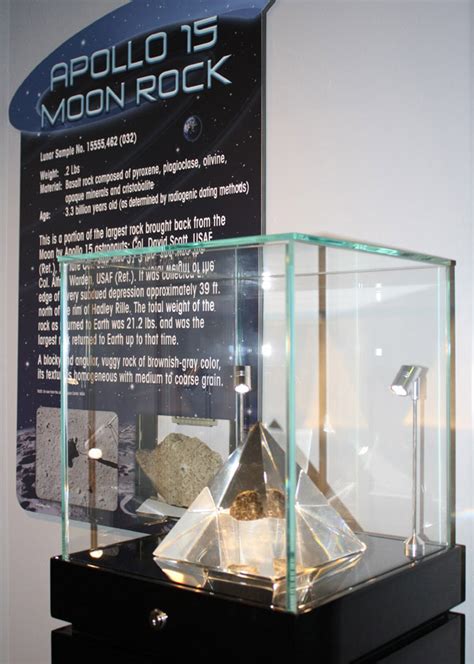 Discovery Center Adds Apollo Moon Rock Exhibit