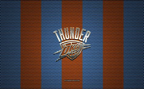 Oklahoma City Thunder Logo American Basketball Club Metal Emblem