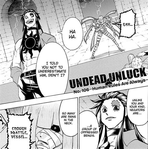 shonen jump on twitter undead unluck ch 106 andy continues to defy god s henchmen read it