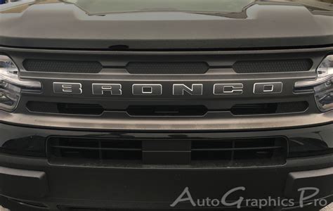 新品 送料無料 Front Grille Emblem Trim Letter For Ford Bronco 2021 2022