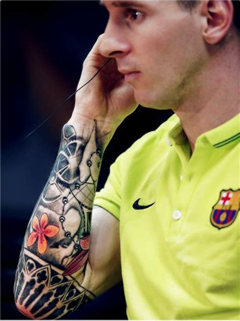 The first tattoo that lionel messi decided to get was of his mother on his left shoulder. The force is strong in my family | Lionel messi, Messi tattoo, Messi