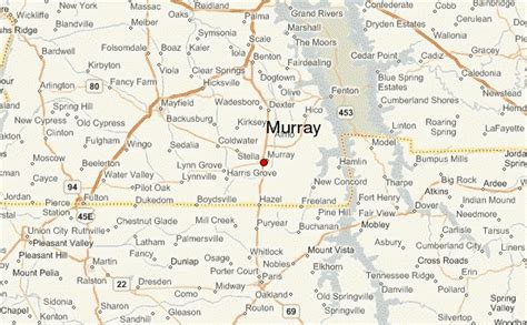Map Of Murray Kentucky Draw A Topographic Map