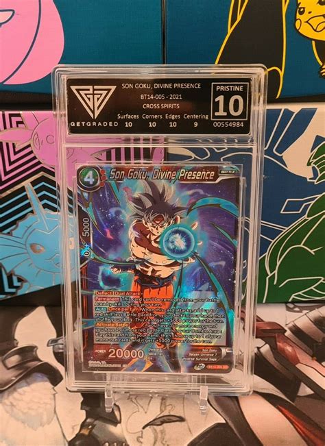 Buy Dbs Card Game Pristine Dragon Ball Ultra Instinct Son Goku Divine