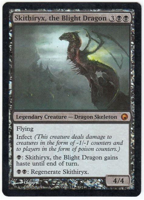Skithiryx The Blight Dragon Foil Prices Magic Scars Of Mirrodin