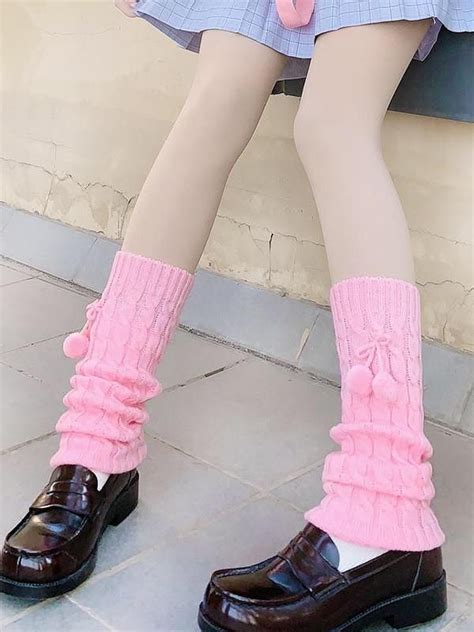 Zuri Leg Warmers Type 1 White Leg Warmers Outfit Kawaii Fashion
