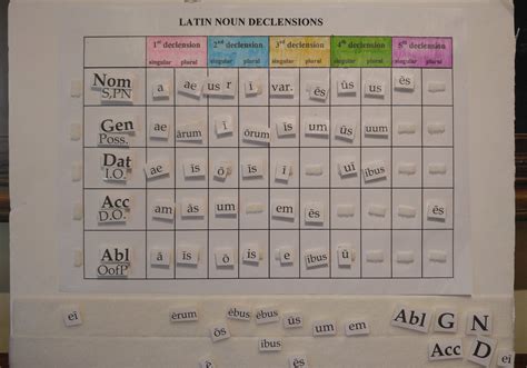Free Latin Noun Endings Practice Board Instructions — Mama Magistra
