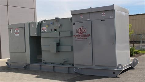 Skid Mounted Portable Substation With The Following Major Components