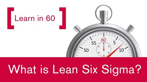 What Is Lean Six Sigma Youtube