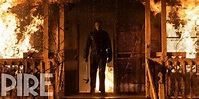 Halloween Kills Image Shows Michael Myers Escaping Laurie's Fire