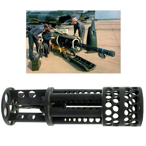 Original Us M61a1 20mm Vulcan Rotary Cannon Barrel Muzzle Clamp As U