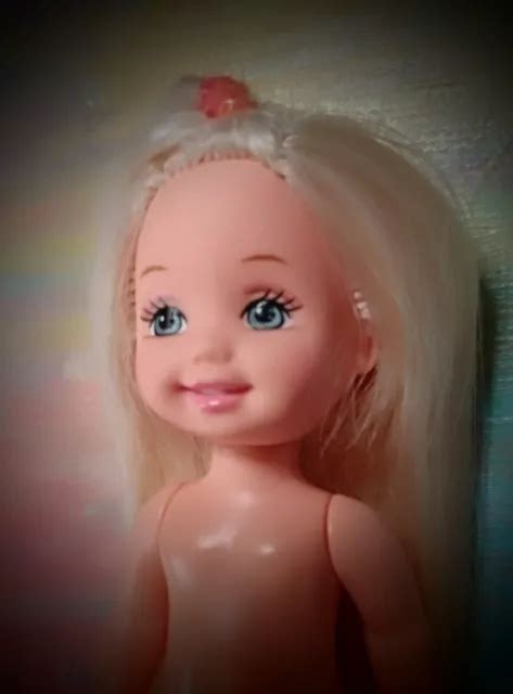 Barbie Kelly Dolls Clothes C Naked Kelly Doll Plat Blonde Blue Eyes New Picclick