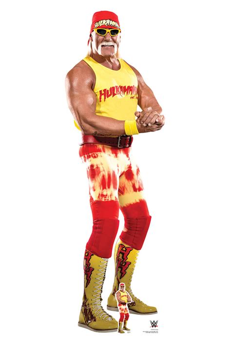 Hulk Hogan Wwe Lifesize Cardboard Cutout Standup Standee Canoeracing