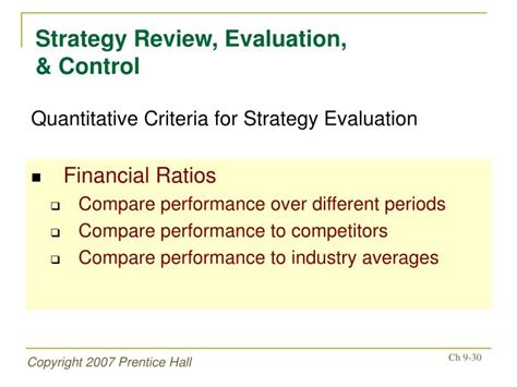 💐 Strategy Evaluation Framework By Fred David Strategic Management