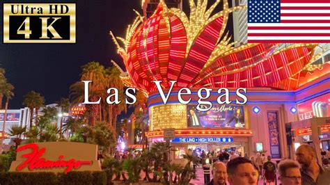🇺🇸las Vegas Strip Night Walk 4k 60fps Youtube