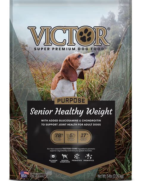 Victor Dog Food Senior Healthy Weight Pawtopia Your Pets Nutritionist
