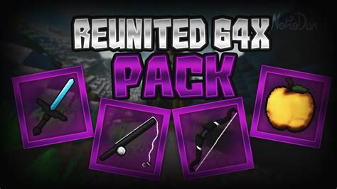 Minecraft Pvp Texture Pack Reunited 64x Uhc Pack Youtube