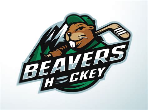 Beavers Hockey Logo Hockey Logos Beaver Mascot Design