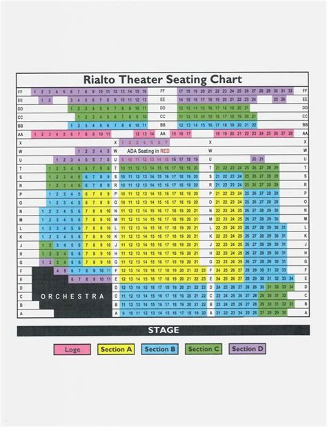 Branson Famous Theater Seating Chart