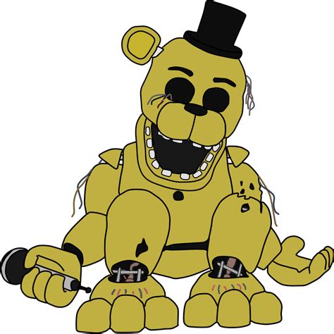 Withered Golden Freddy Five Nights At Freddys 2 By J04c0 On Deviantart