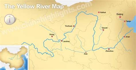 3 Most Useful Maps Of The Yellow River Yellow River Middle School History River