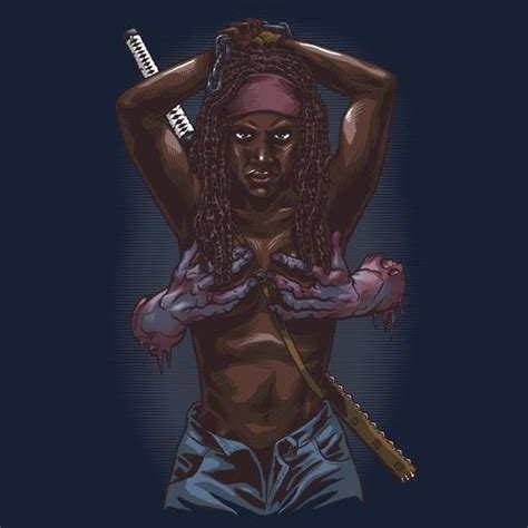 Walking Dead Nude 5 Michonne Pinups And Porn Pictures.