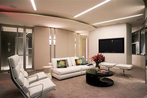 Modern Apartment Interior Design In Warm And Glamour Style Digsdigs