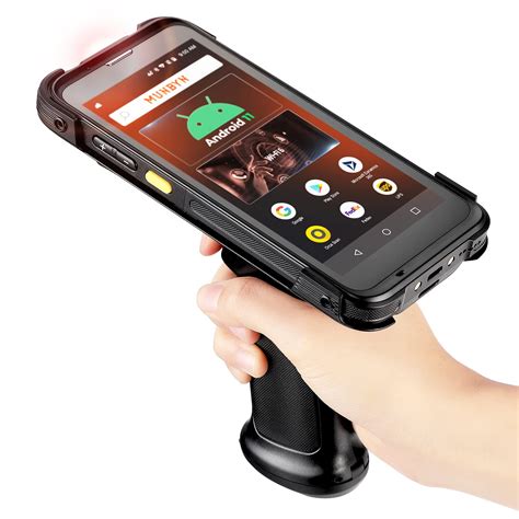 buy 2023 ماسح الباركود android barcode scanner with pistol grip android 11 wi fi 6 munbyn