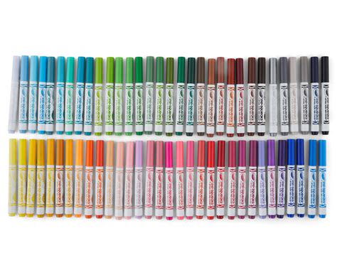 Crayola Pip Squeaks Skinnies Washable Markers 64 Pack Au