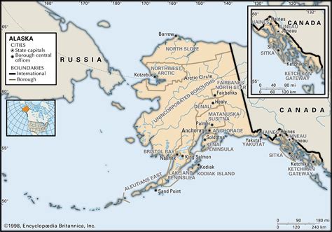 Map Of Alaska Coastline
