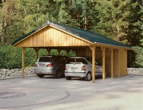 Garagen und carports müssen nicht auf ihre bloße funktion als stellplatz für fahrzeuge reduziert sein. Holz-Carport SKANHOLZ «Sauerland Doppelcarport mit ...