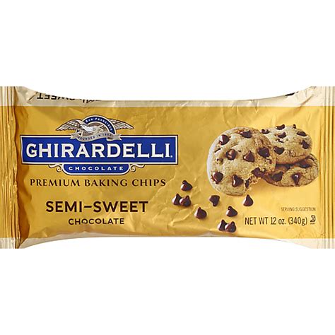 Ghirardelli Chocolate® Semi Sweet Chocolate Premium Baking Chips 12 Oz