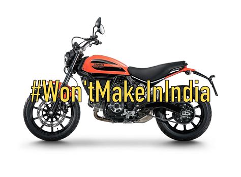 Ducati Has No Plans To Make Small Bikes In India Motovore