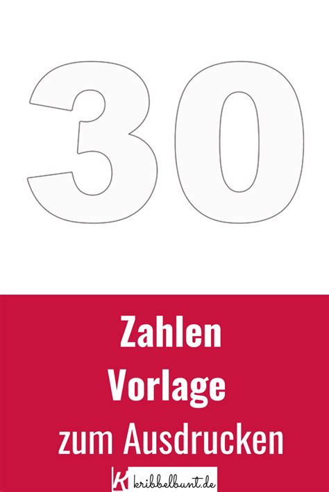 Etwas, was bei der anfertigung von etwas als muster, grundlage, modell o. Zahlen von 1 bis 30 zum Ausdrucken - für Kinder in 2020 ...