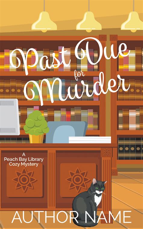 premade cozy mystery book cover trilogy library cozy mystery etsy