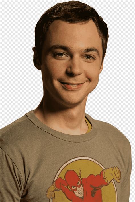 Smiling Man Wearing Flash Graphic Shirt Sheldon Cooper The Big Bang