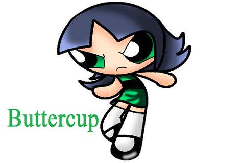 Powerpuff Girl Buttercup Shadow Klopgadget