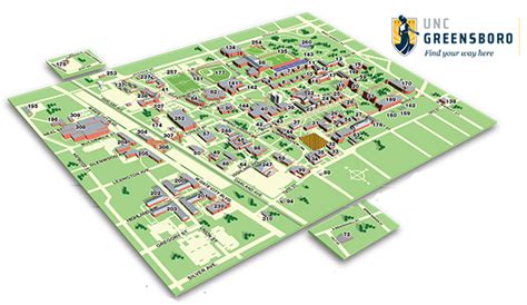 Campus Map Unc Greensboro